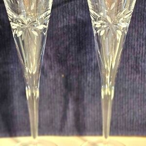 1 Waterford crystal flute glass